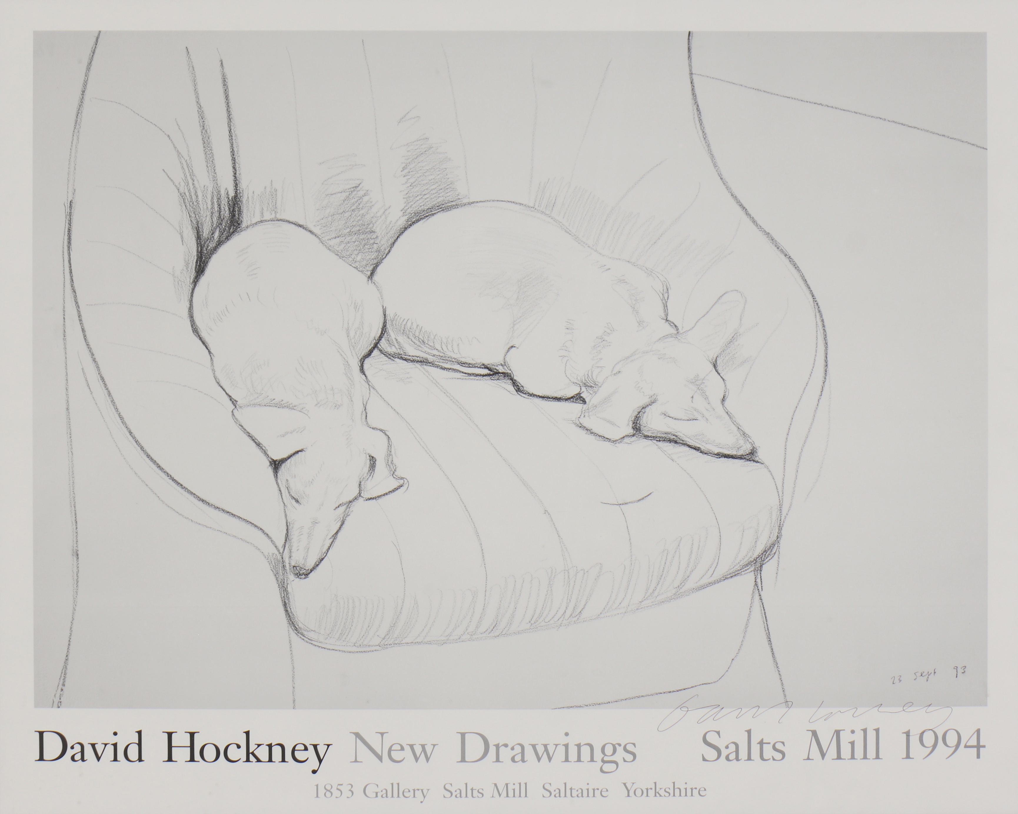 'David Hockney, New Drawings, Salt Mill, 1994'